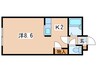 ＮＡＮＧＯＵ　ＩＳＬＡＮＤ 1Kの間取り