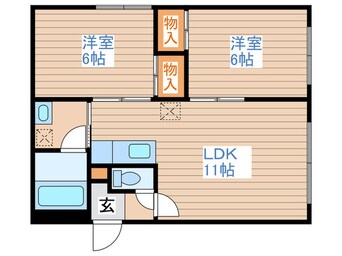 間取図 ピュアハイツ