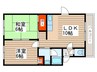 LandScape八軒 2LDKの間取り
