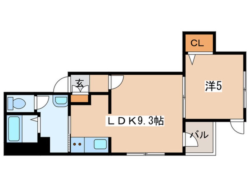 間取図 ゼスティ東札幌アネックス