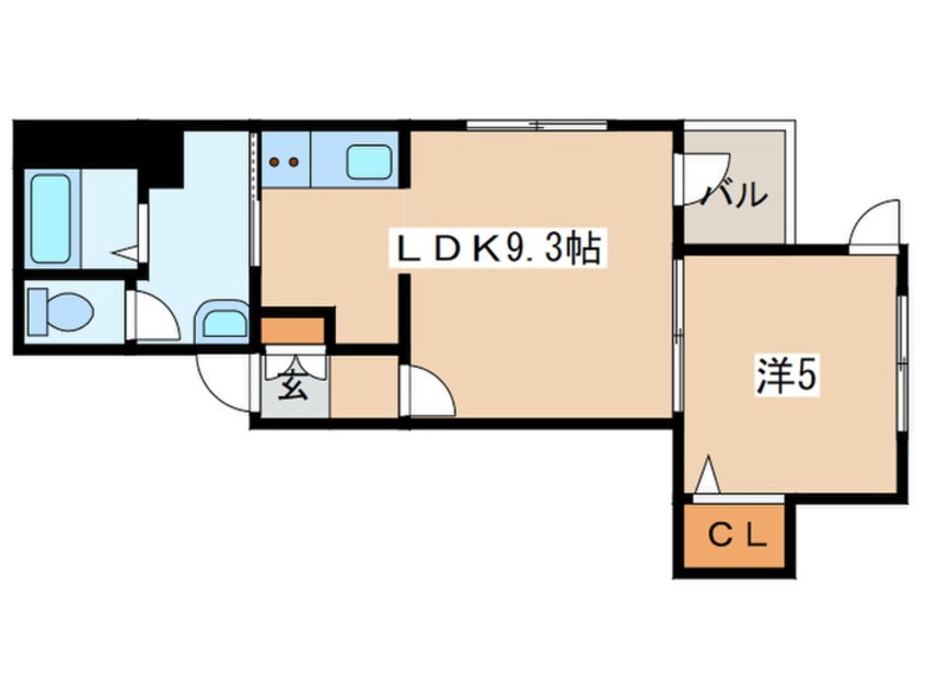 間取図 ゼスティ東札幌アネックス