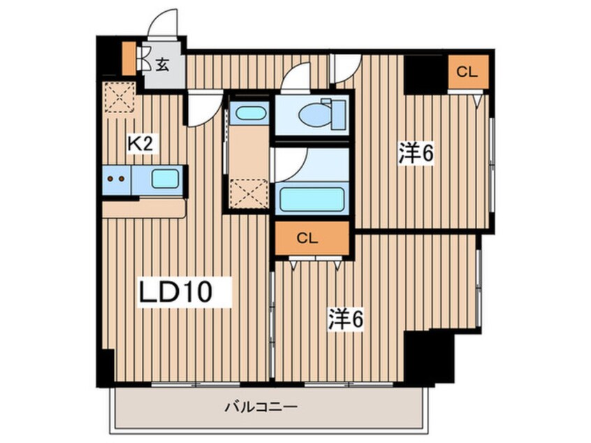 間取図 ラクラス円山公園