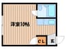 マルシンハイツ 1Rの間取り