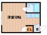 マルシンハイツ 1Rの間取り