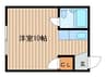 マルシンハイツ 1Rの間取り