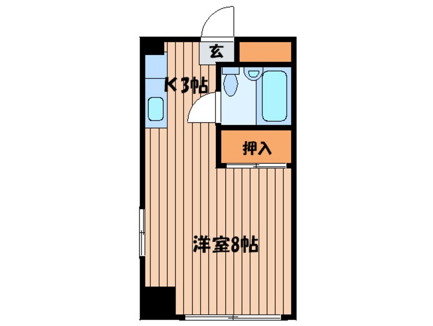 間取図 三共ハイツ