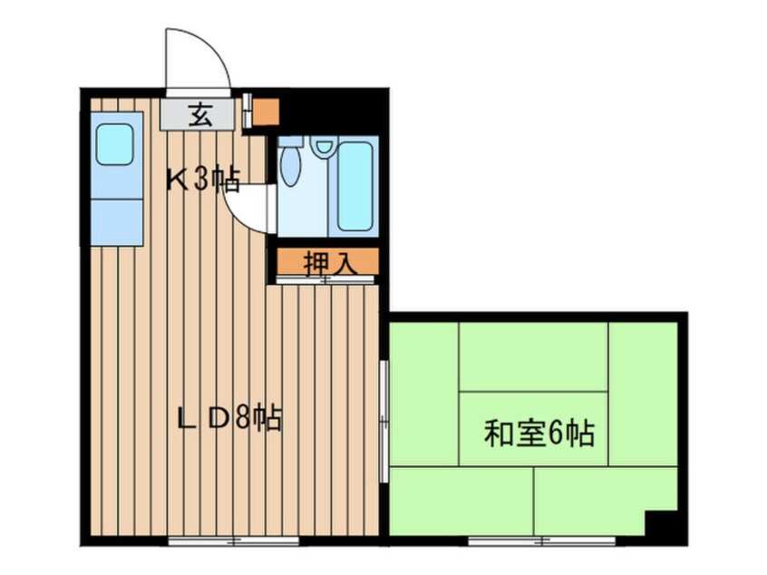 間取図 三共ハイツ