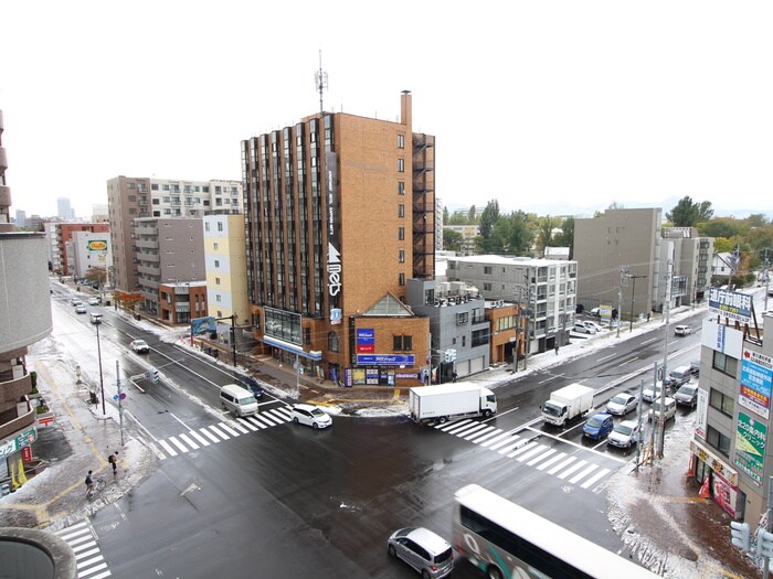 室内からの展望 三共ハイツ