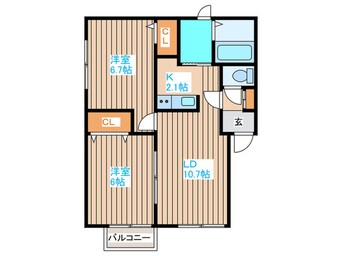 間取図 サニータウン　ノース館
