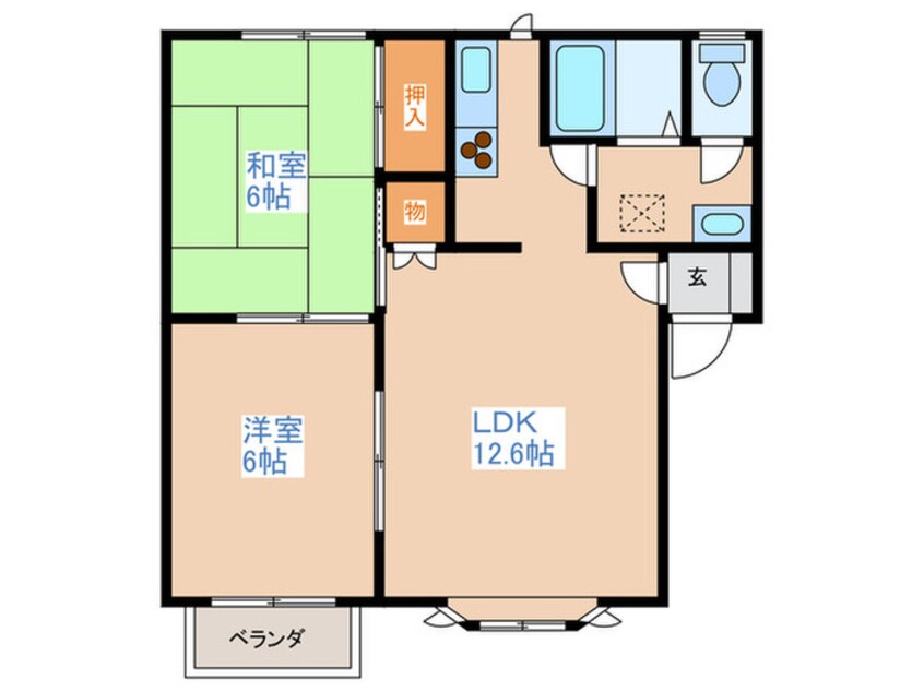 間取図 エスタシオ澄川