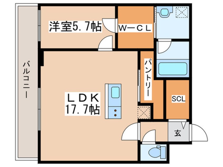 間取図 ピオネロ伏見
