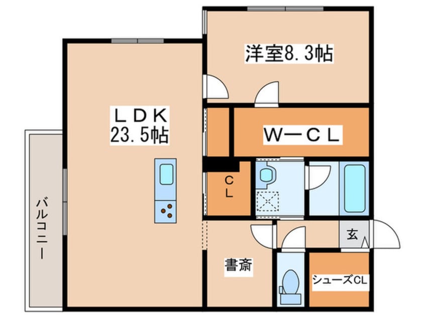 間取図 ピオネロ伏見
