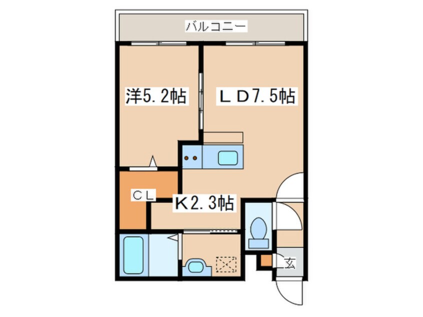 間取図 サンコ－ト円山ガ－デンヒルズ