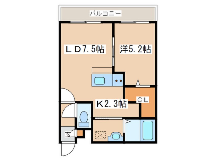 間取図 サンコ－ト円山ガ－デンヒルズ