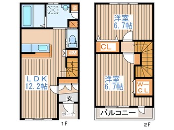 間取図 テラスタウン発寒