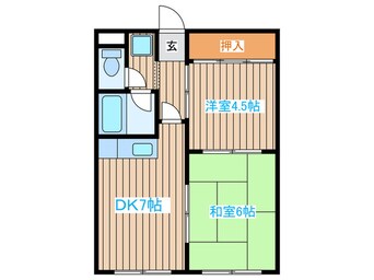 間取図 中央マンション