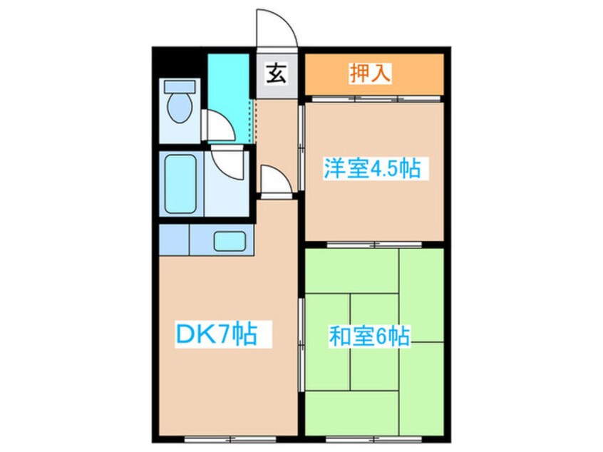 間取図 中央マンション