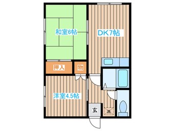 間取図 中央マンション