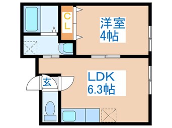 間取図 アイビ－パレス６１２