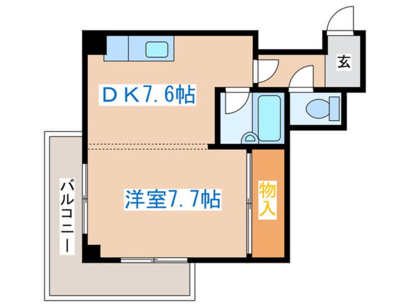 間取図 クィーンズ山の手