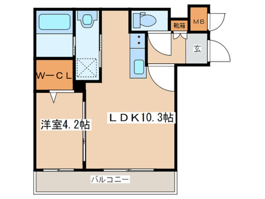 間取図 フォレスタ月寒東