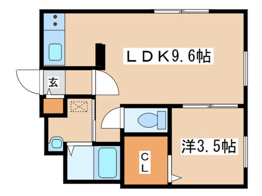 間取図 aisaince西線9条