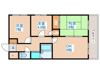 間取図 パレ宮ノ森