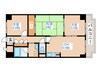 アーバンハイツＮＡＫＡＩ 3LDKの間取り
