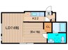 MARUYAMA-STUDIO 1LDKの間取り