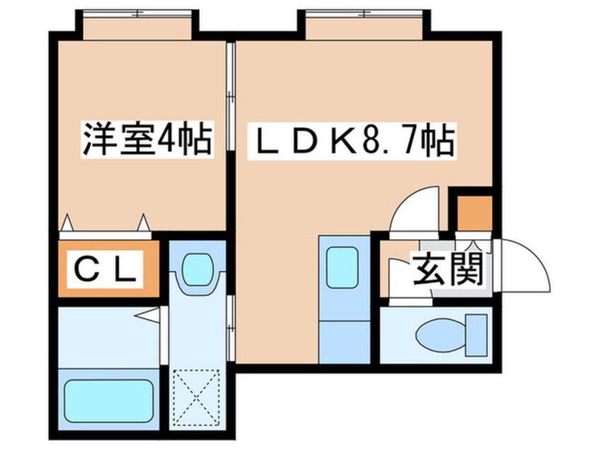 間取図 セルグレース北郷