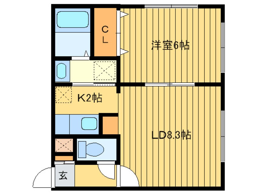 間取図 イルミナーレ南郷