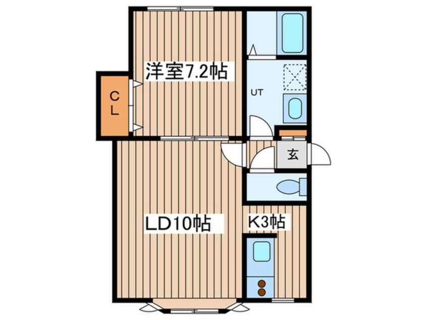 間取図 エスタシオン・イカワⅡ