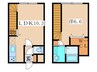 グランメール南郷通１１ 1LDKの間取り