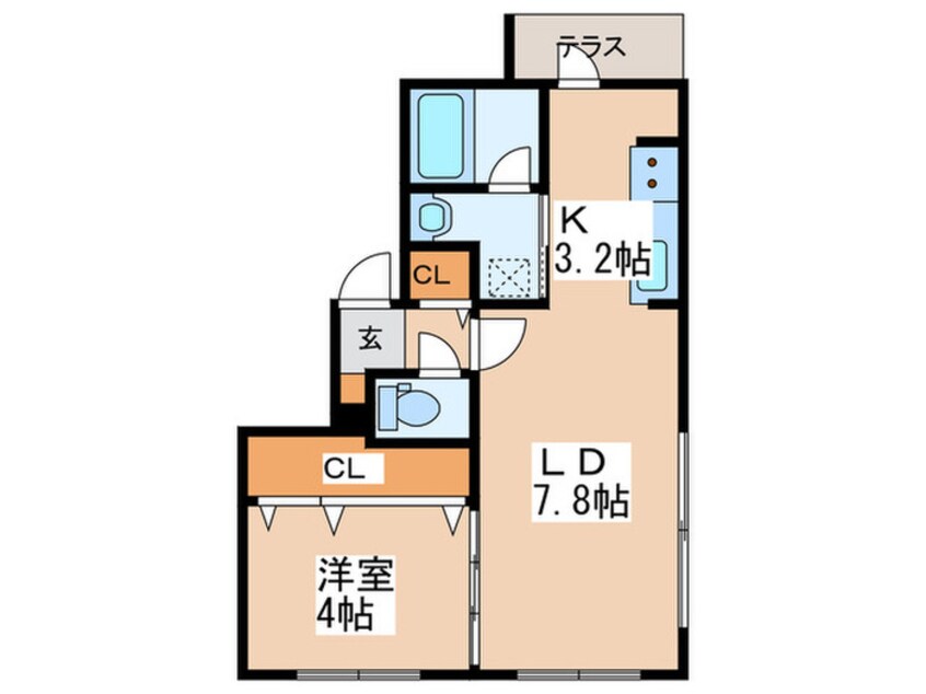 間取図 ミュゲS7