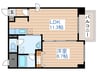 Ａ・Ｓｔａｇｅ 1LDKの間取り
