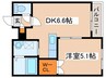 シャト－シュノンソ－ 1DKの間取り