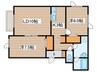 ローズマンション 2LDKの間取り