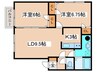 フォレパルクＣ 2LDKの間取り