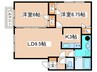 フォレパルクＣ 2LDKの間取り