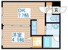 ブランノワ－ル琴似3.3 1DKの間取り