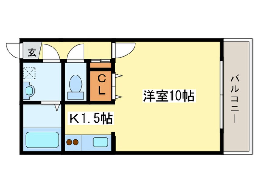 間取図 コンフォ－トＮ１８