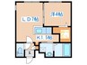 R&M発寒南 1LDKの間取り