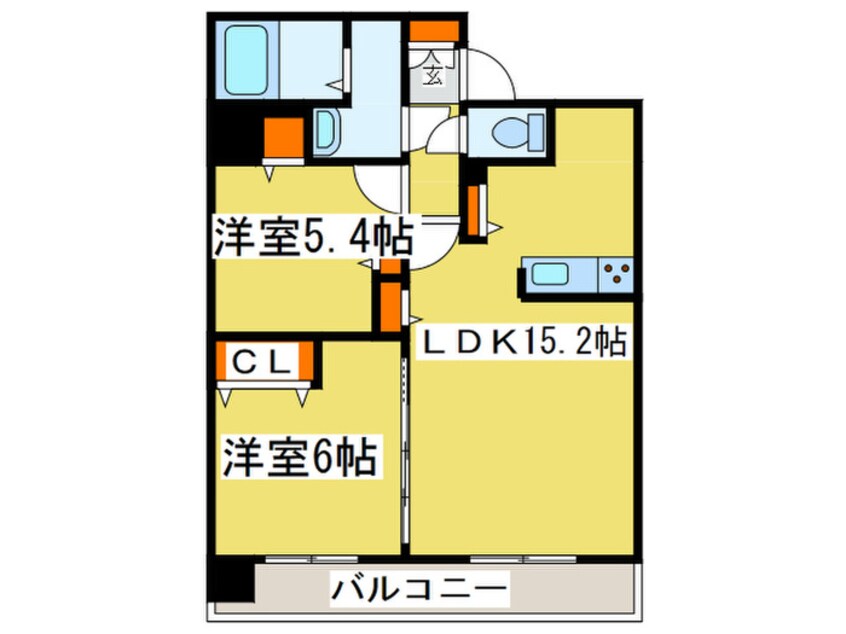 間取図 フェバリット ラ ジェット