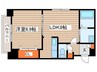 レジディア桑園 1LDKの間取り