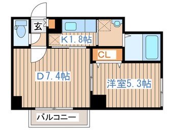 間取図 レジディア桑園