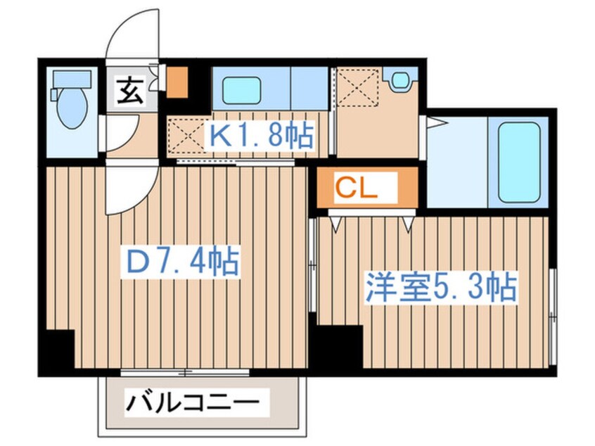 間取図 レジディア桑園