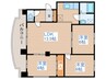 ノ－スリバ－マンション 3LDKの間取り