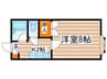 藤井ビル北１０条 1Rの間取り