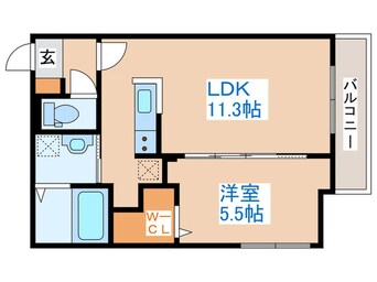 間取図 ALPHA中島公園