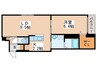 グランスター9 1LDKの間取り